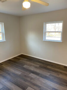 Interior of an empty room in new apartment after renovation