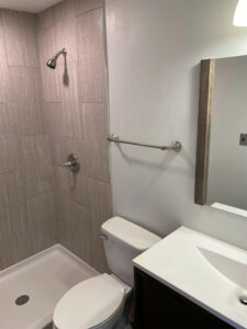 Faucet and sink decoration in bathroom interior